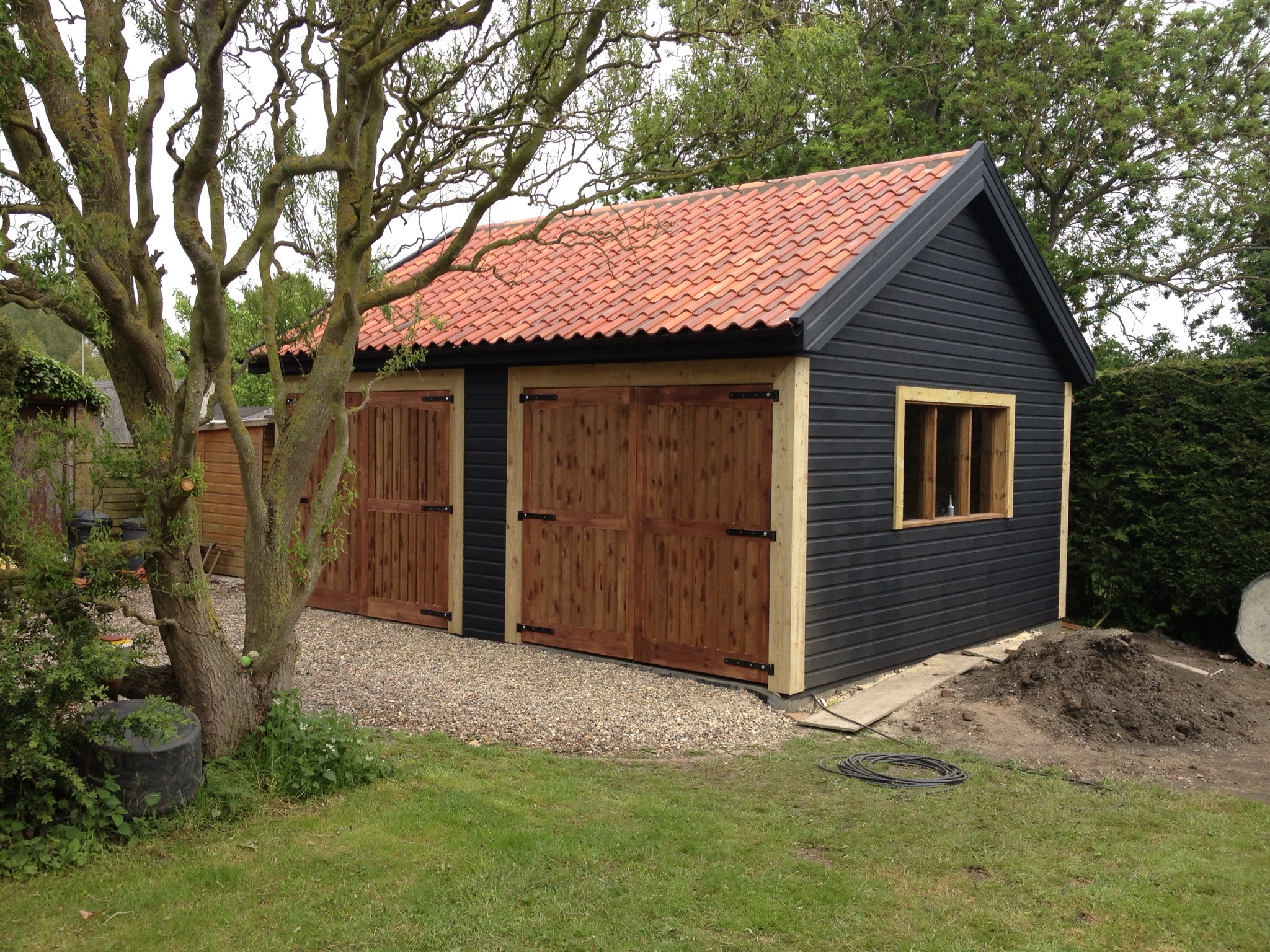 Our most recent project was a timber-framed garage/workshop for a ...